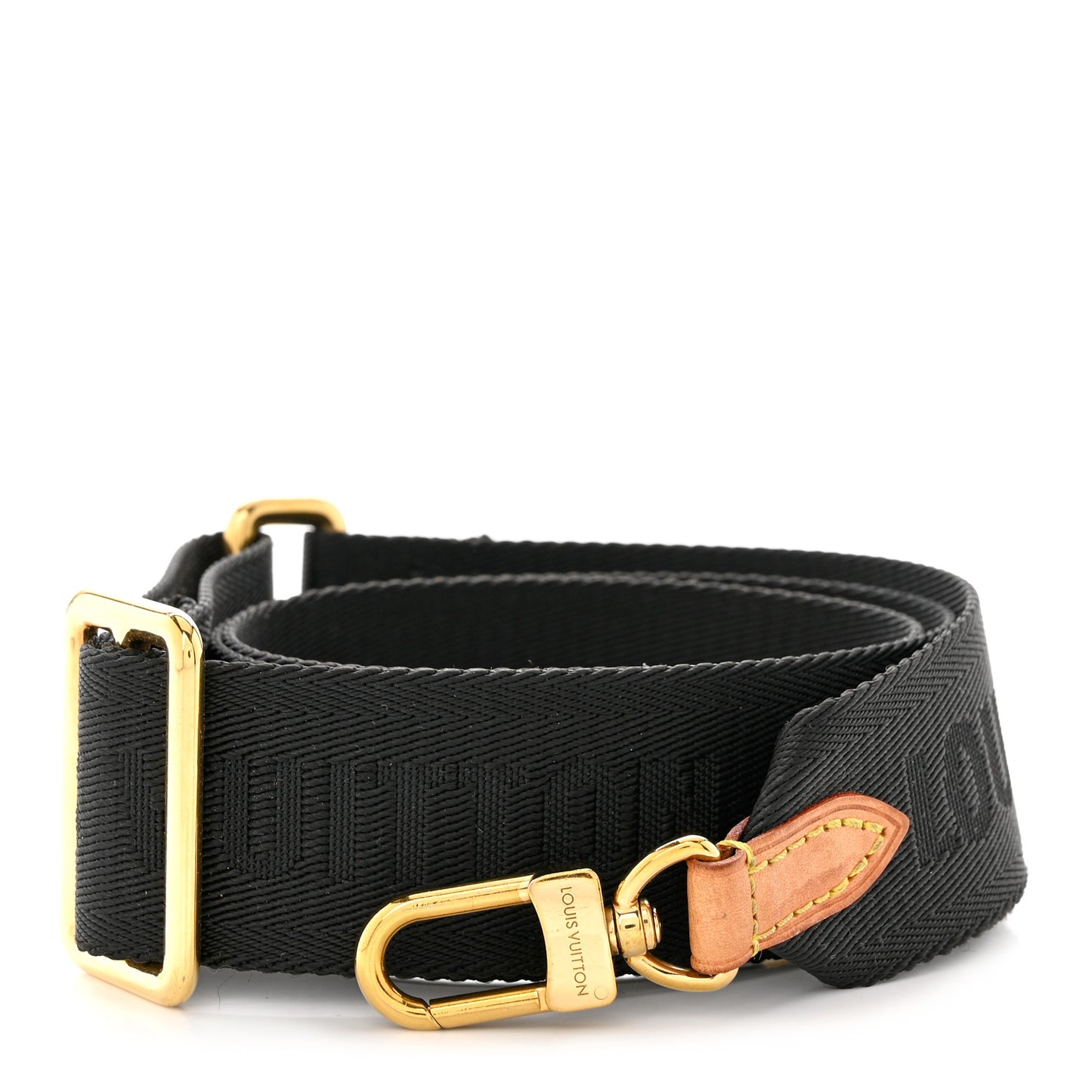 Monogram Multi Pochette Accessories Bandouliere Shoulder Strap Black