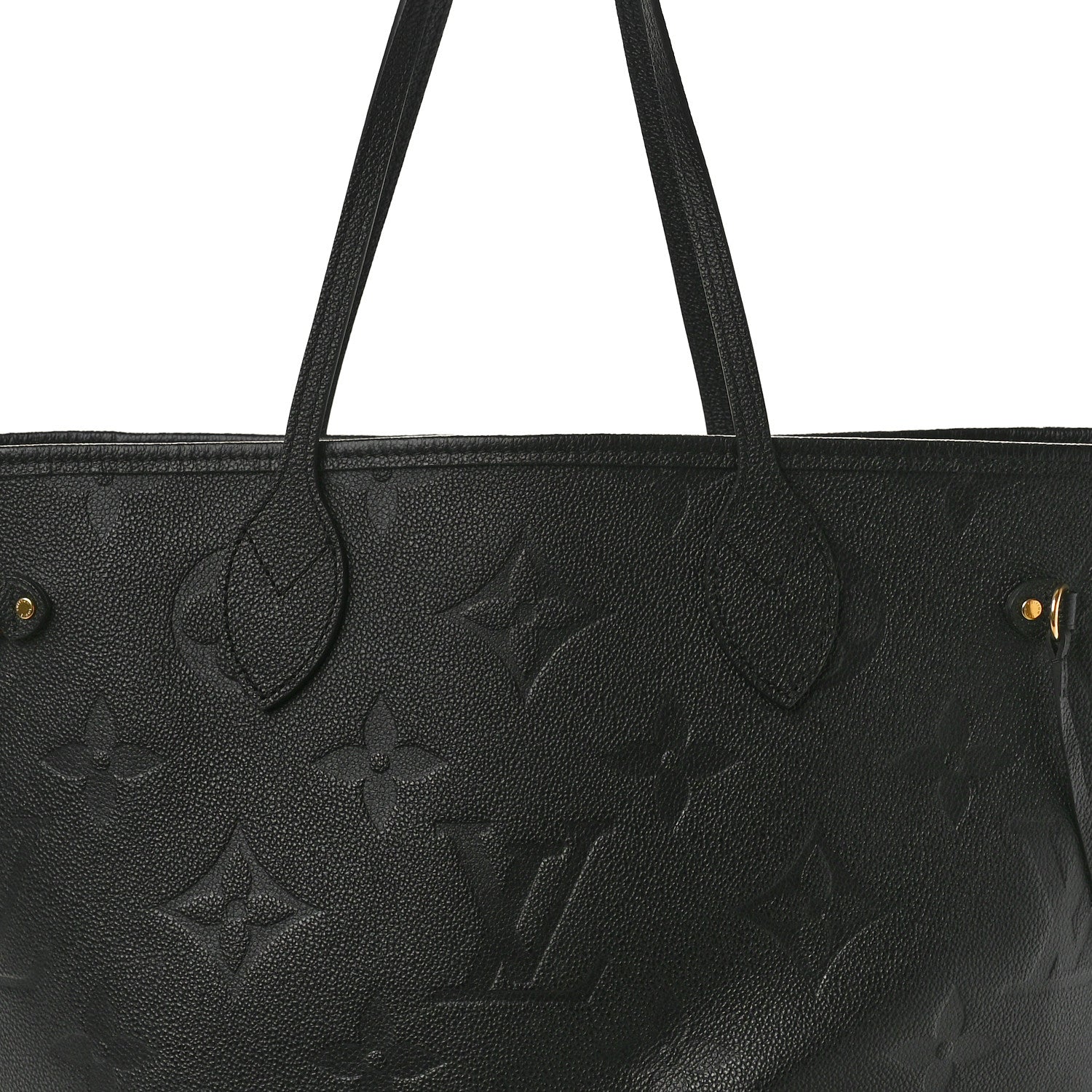 Louis Vuitton Empreinte Monogram Giant Neverfull MM Black 7 of 10