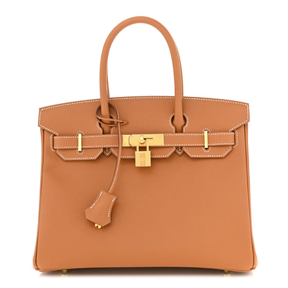 Hermes Epsom Birkin 30 Gold 1 of 10
