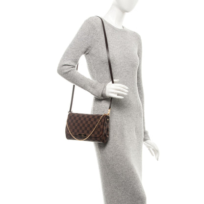 Louis Vuitton Damier Ebene Favorite MM 2 of 6