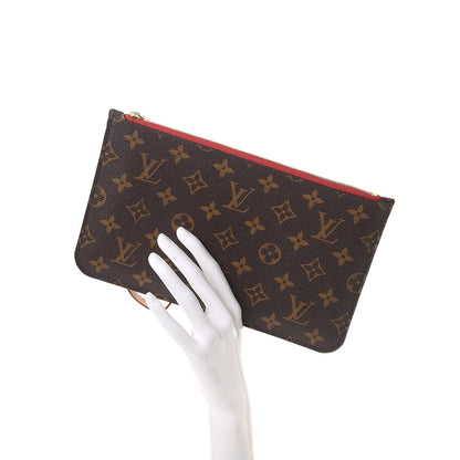 Louis Vuitton Monogram Neverfull MM GM Pochette Cherry 2 of 11