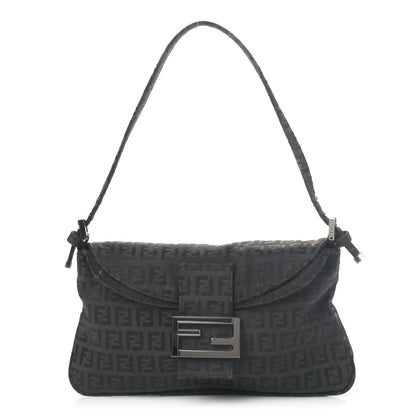 Fendi Zucchino Baguette Black 1 of 6