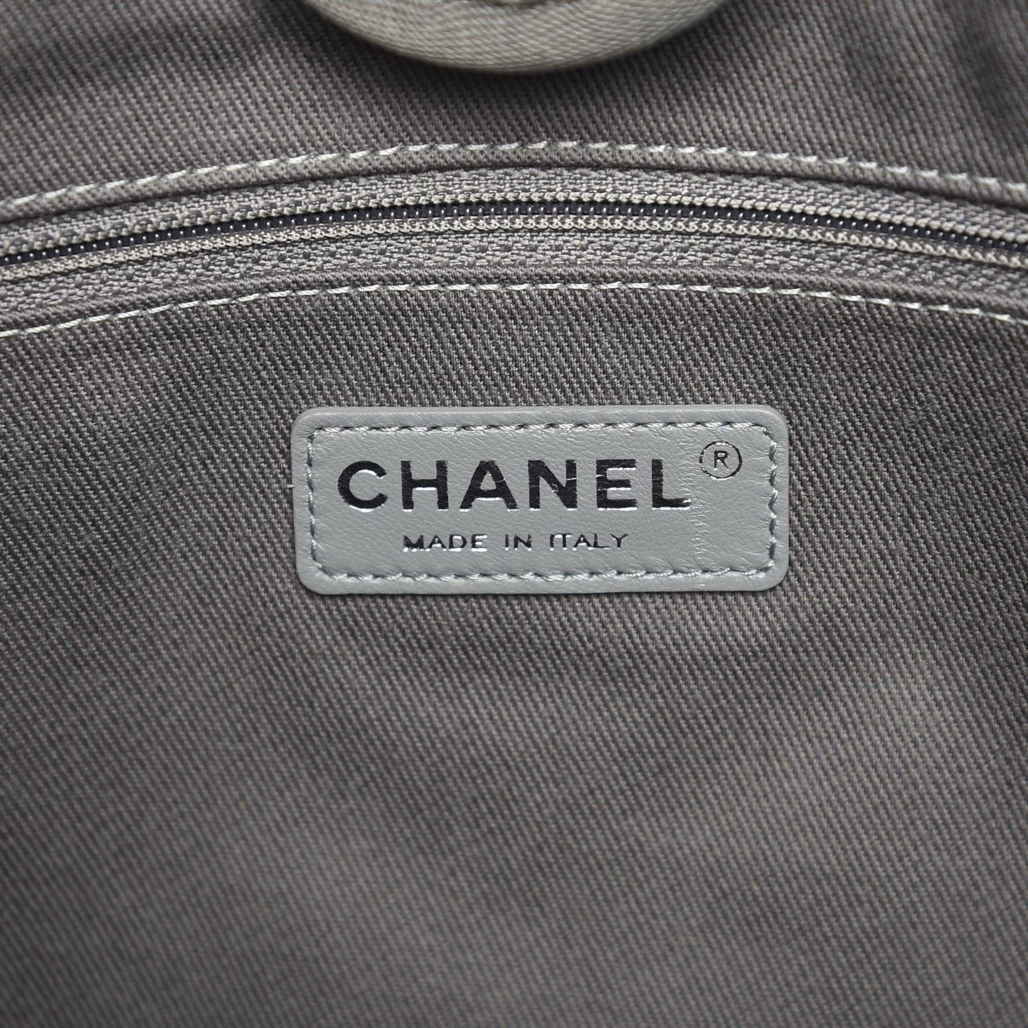 Canvas Small Deauville Tote Grey