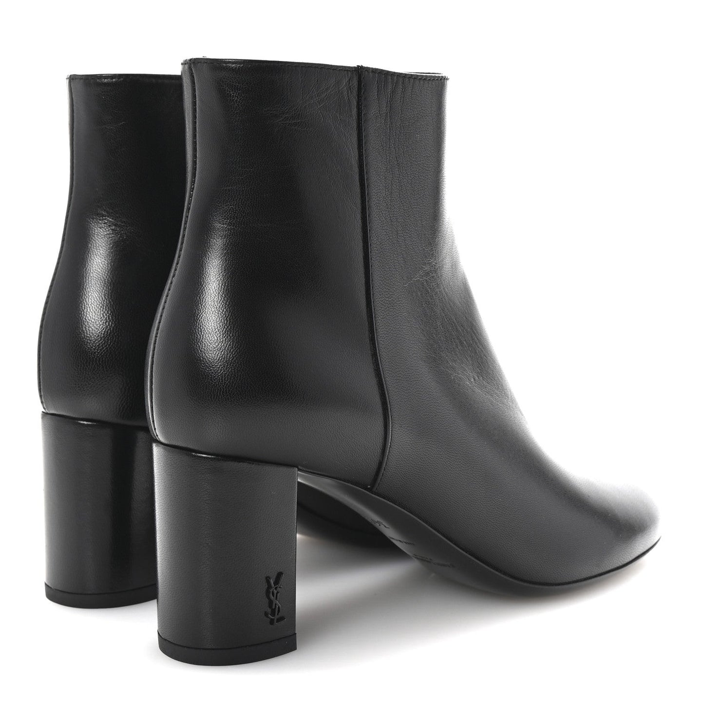 Nappa Vendome Loulou Ankle Zip Boot 36.5 Black