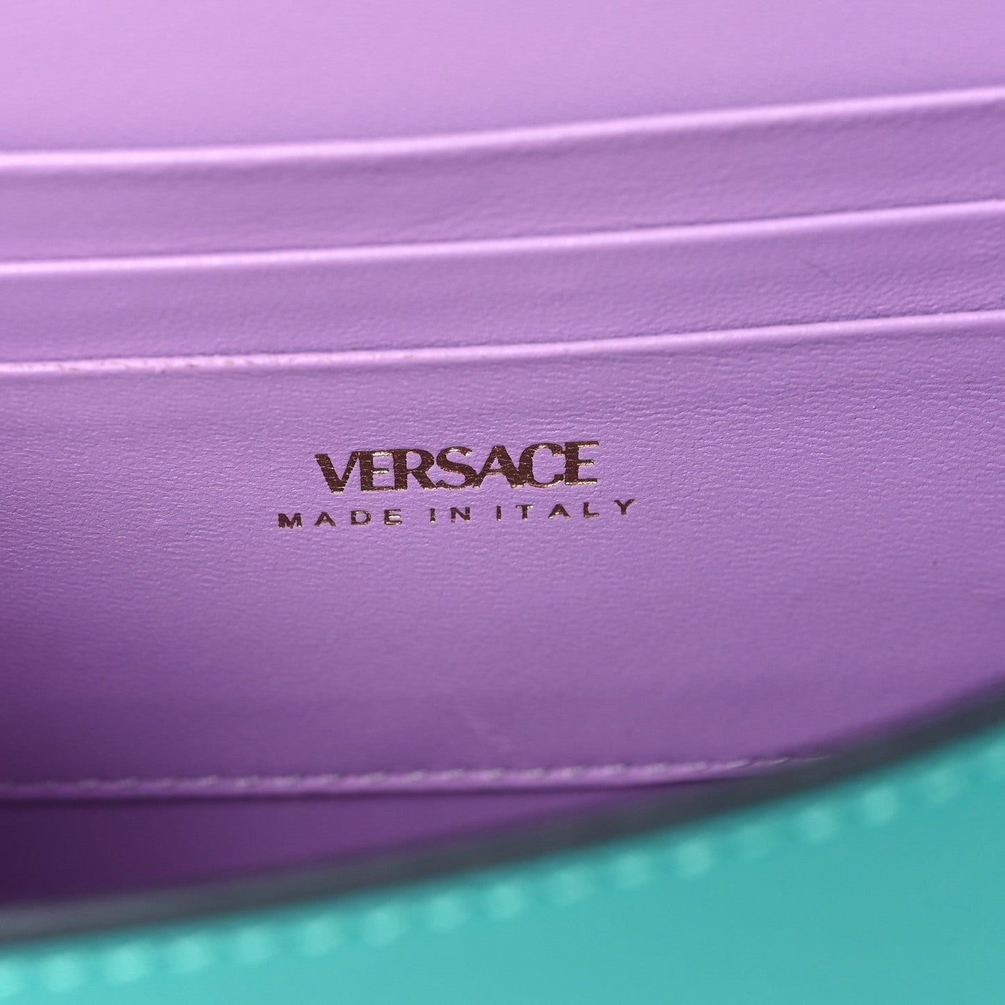 Calfskin Mini La Medusa Bag Turquoise