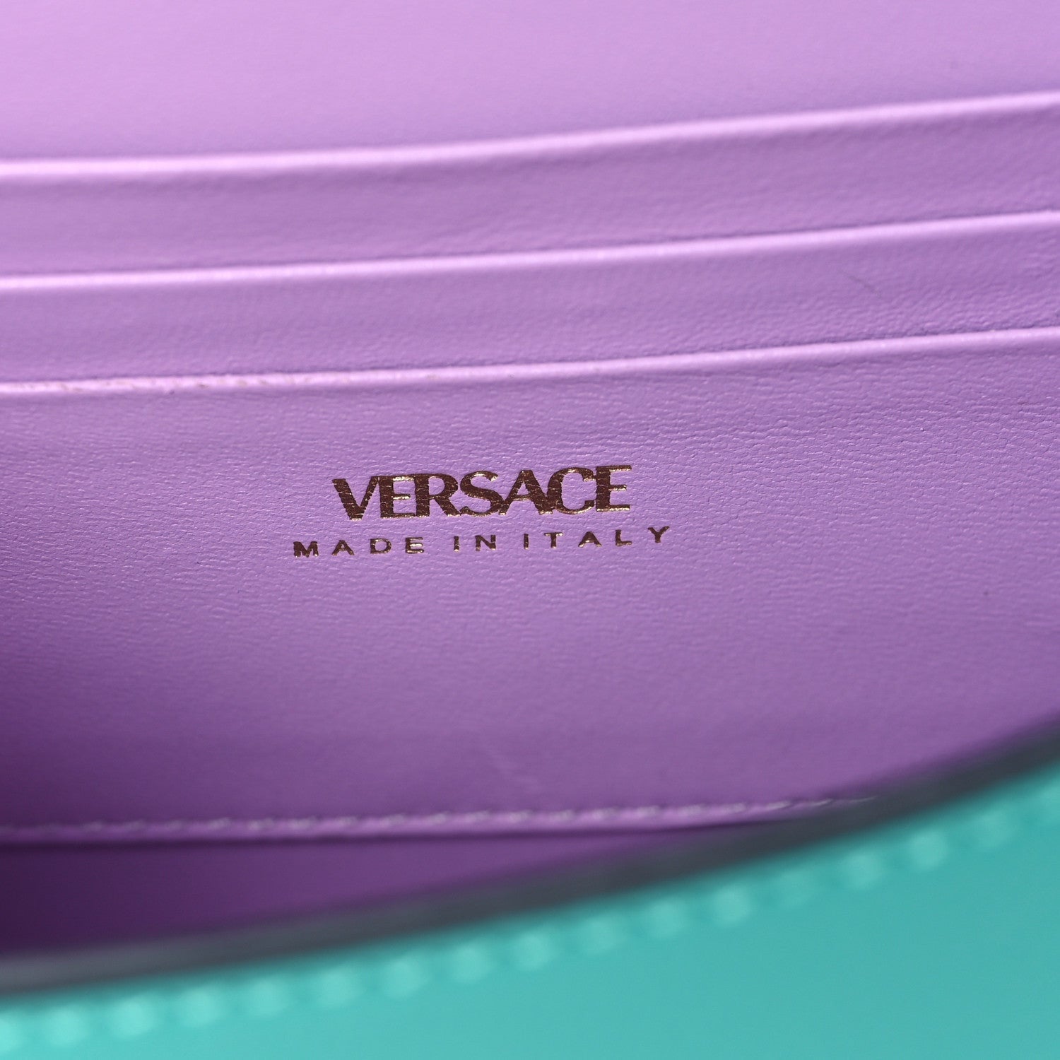 Versace Calfskin Mini La Medusa Bag Turquoise 6 of 7