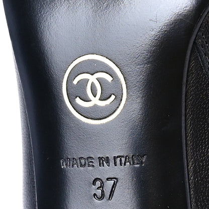 Chanel Calfskin Cap Toe Ankle Boots 37 7 of 8