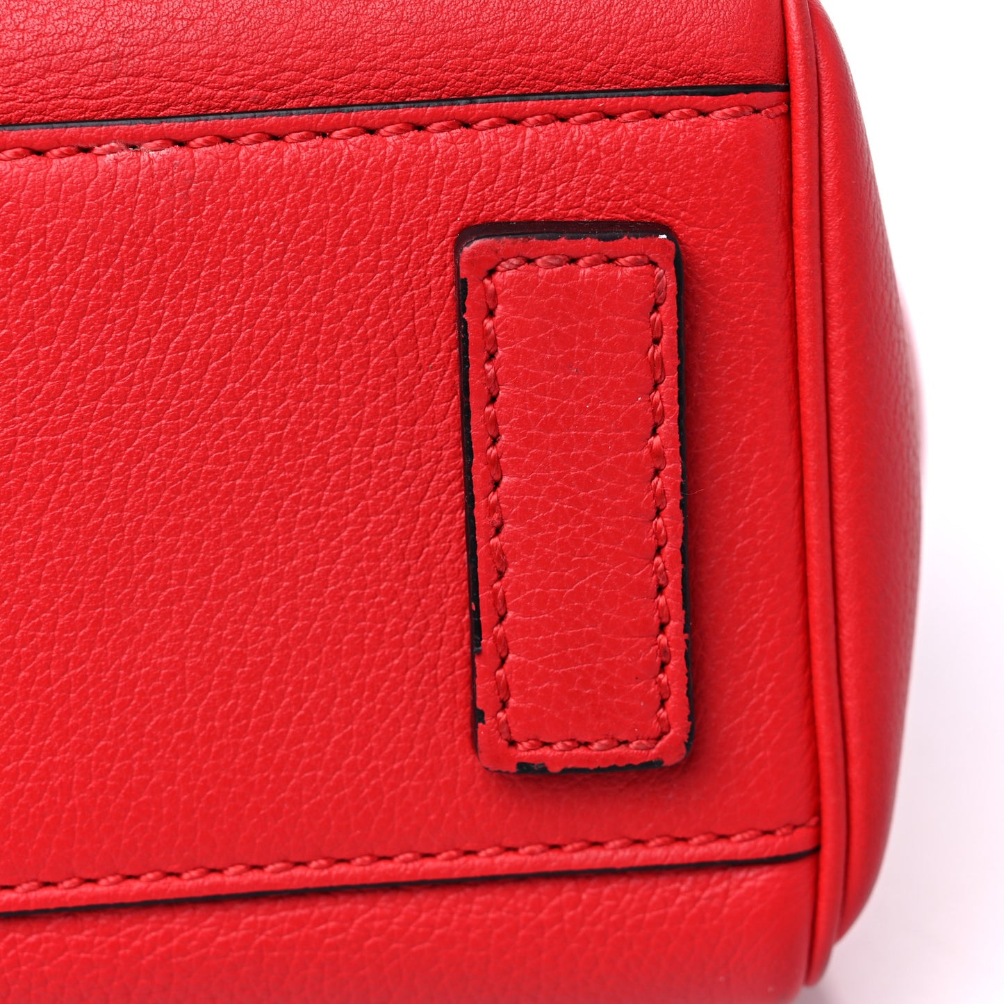 Grained Calfskin Medium La Medusa Bag Red