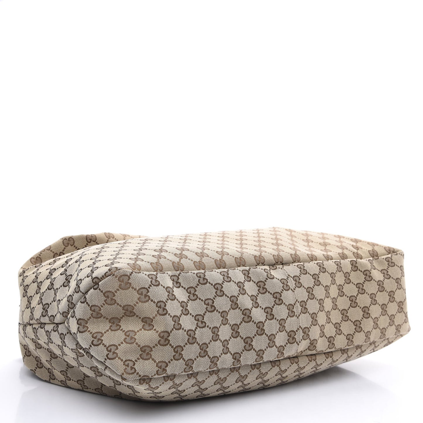 Monogram Large Horsebit Chain Hobo Dark Brown