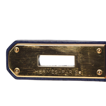 Hermes Togo Birkin 35 Bleu Electrique 32 of 40