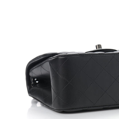 Chanel Lambskin Quilted Mini Square Flap So Black 9 of 11