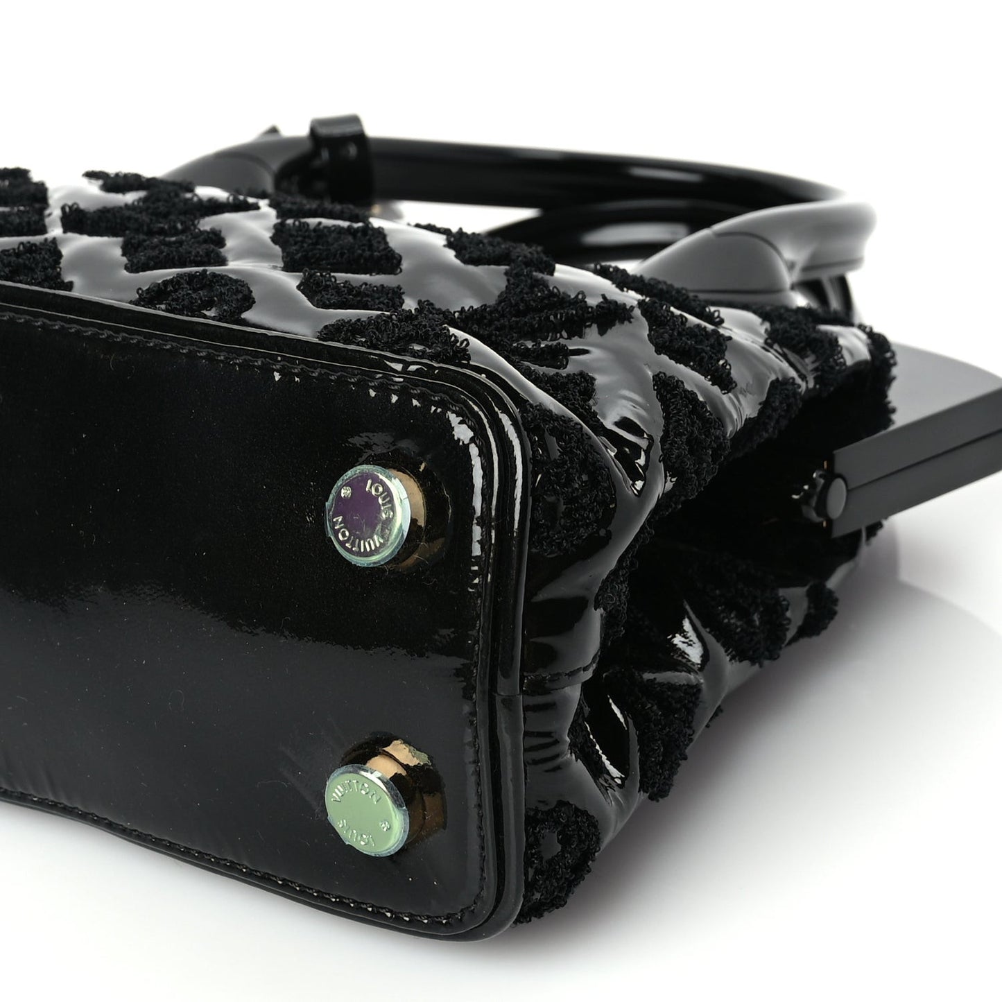 Patent Lambskin Fascination Lockit BB Frame Black