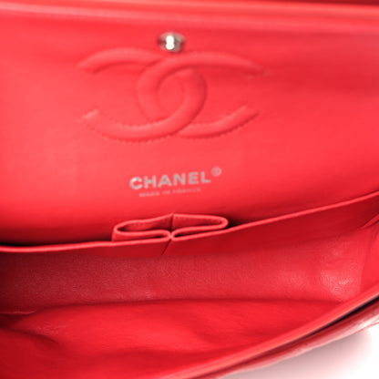 Chanel Patent Quilted Medium Double Flap Dark Pink 4 of 9