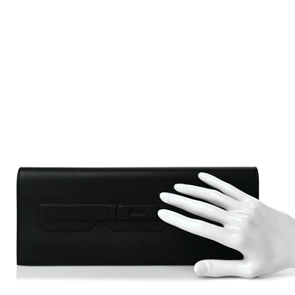 Hermes Swift Shadow Clutch 29 Black 2 of 8