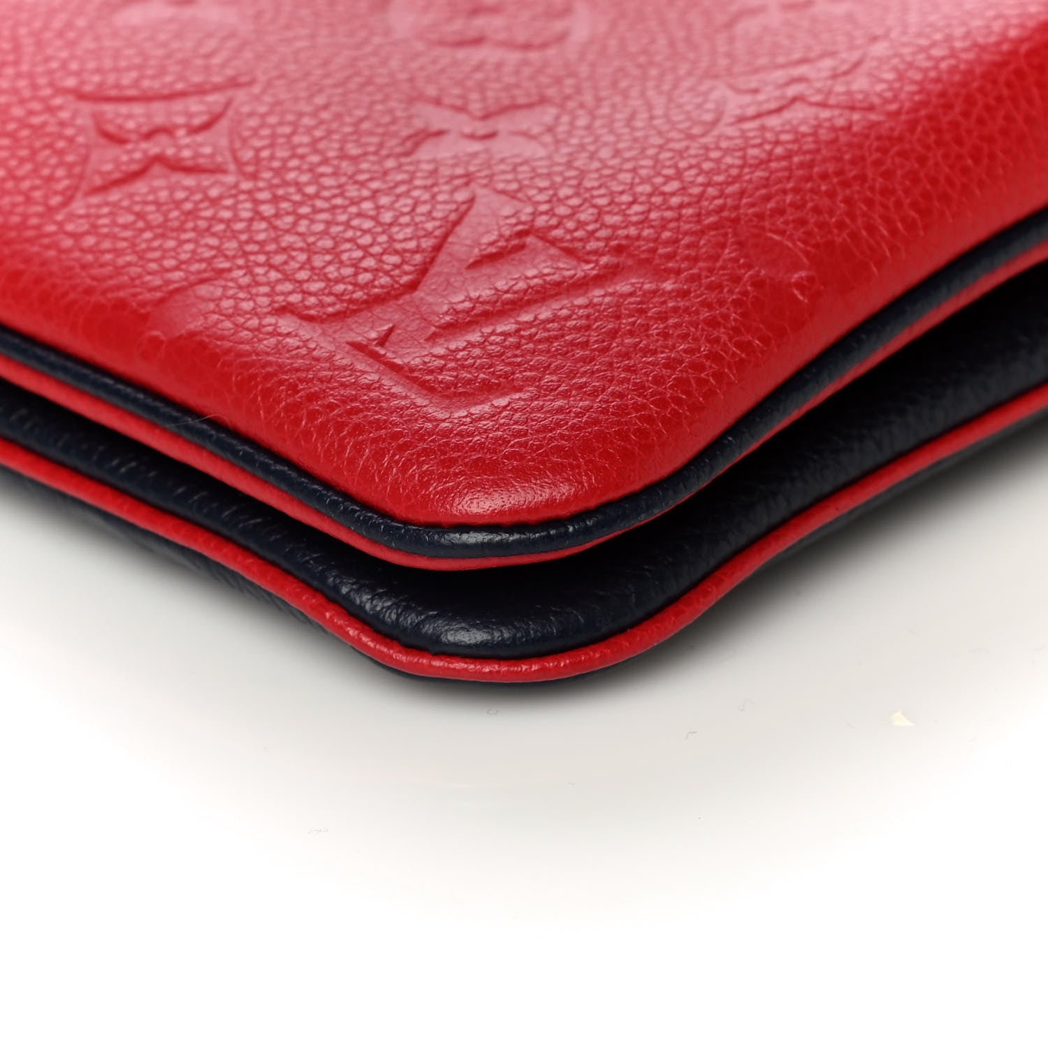 Louis Vuitton Empreinte Double Zip Pochette Marine Rouge 7 of 11