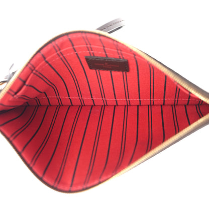 Louis Vuitton Damier Ebene Neverfull MM GM Pochette 5 of 7