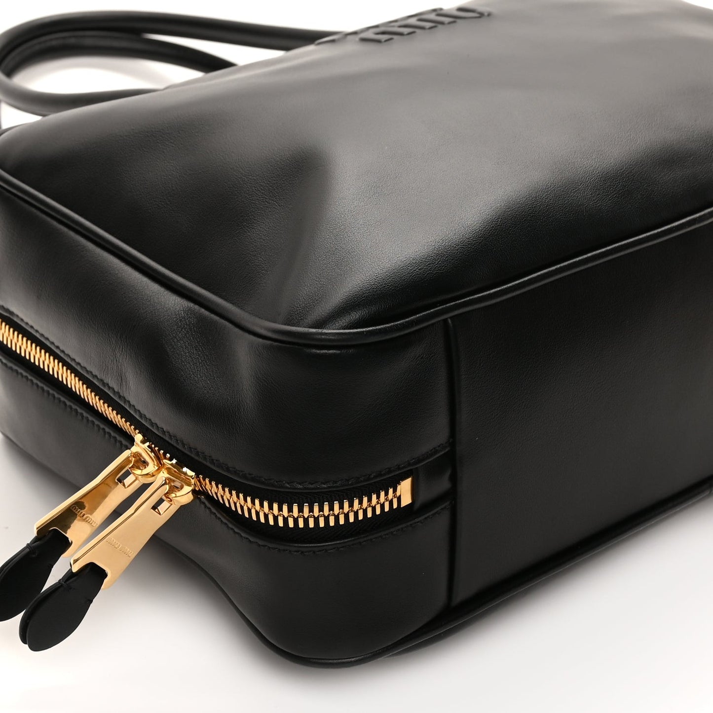 Soft Calf Softy Large Beau Top Handle Bag Black