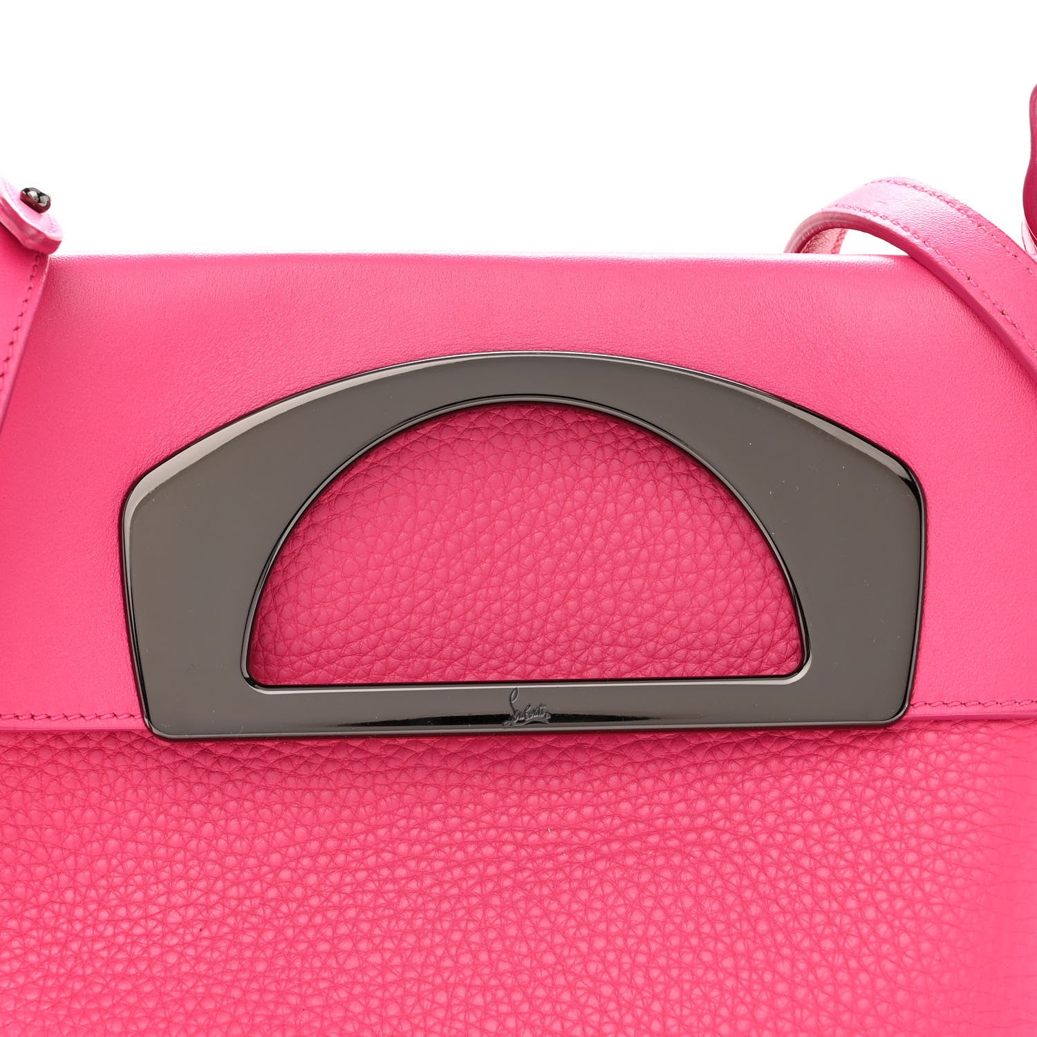 Christian Louboutin Grained Calfskin Passage Messenger Pink 7 of 13