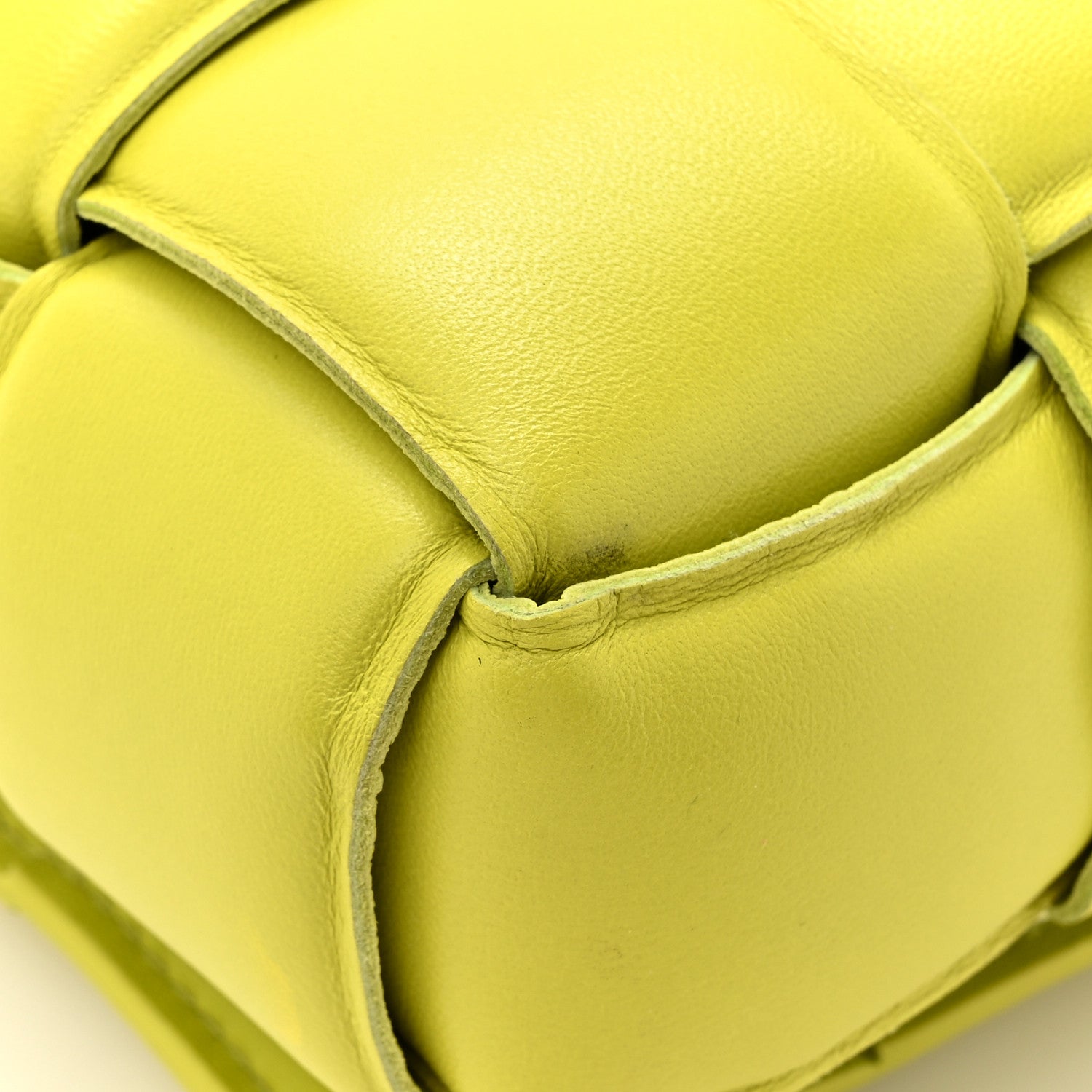 Bottega Veneta Nappa Maxi Intreccio Padded Cassette Crossbody Bag Kiwi 12 of 13