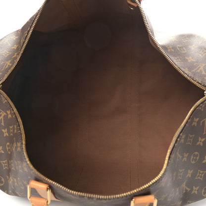 Louis Vuitton Monogram Keepall Bandouliere 55 5 of 20