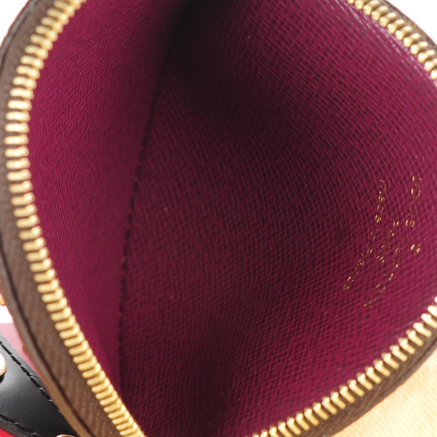 Monogram Totem Round Coin Purse Magenta