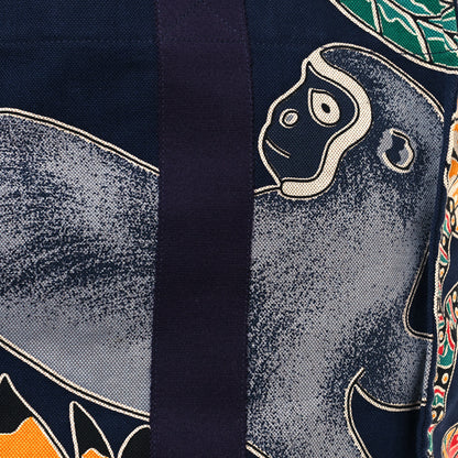 Hermes Canvas The Savana Dance Beach Bag 8 of 14