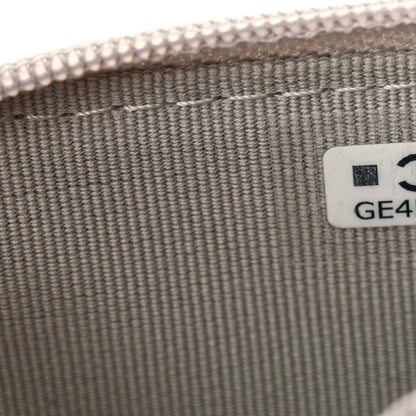 Chanel Lambskin Pearl Quilted Flap Phone Holder With Chain Grey 8 of 13