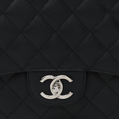Chanel Caviar Quilted Maxi Double Flap Black 8 of 11