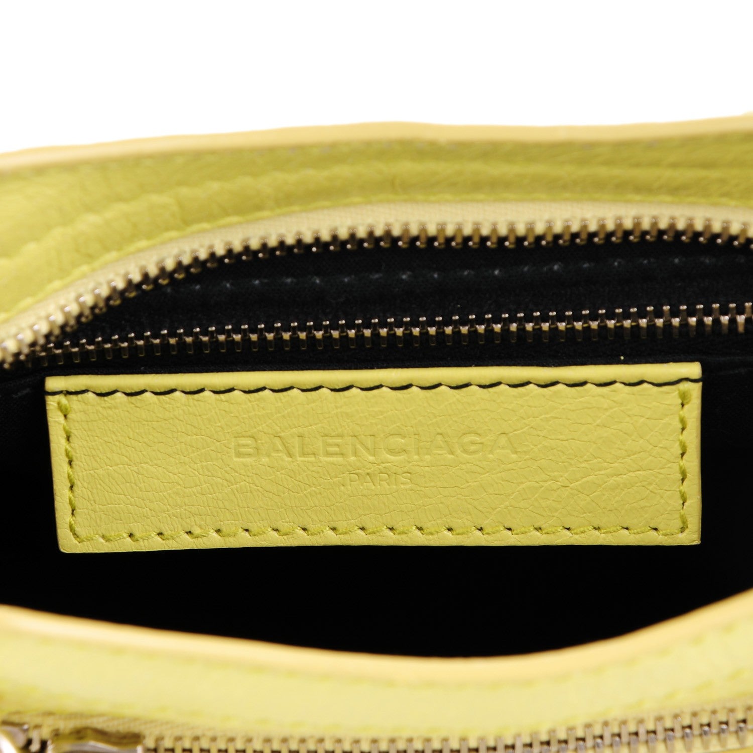 Balenciaga Agneau Giant 12 Silver Hardware Mini City Jaune Citronnade 6 of 8