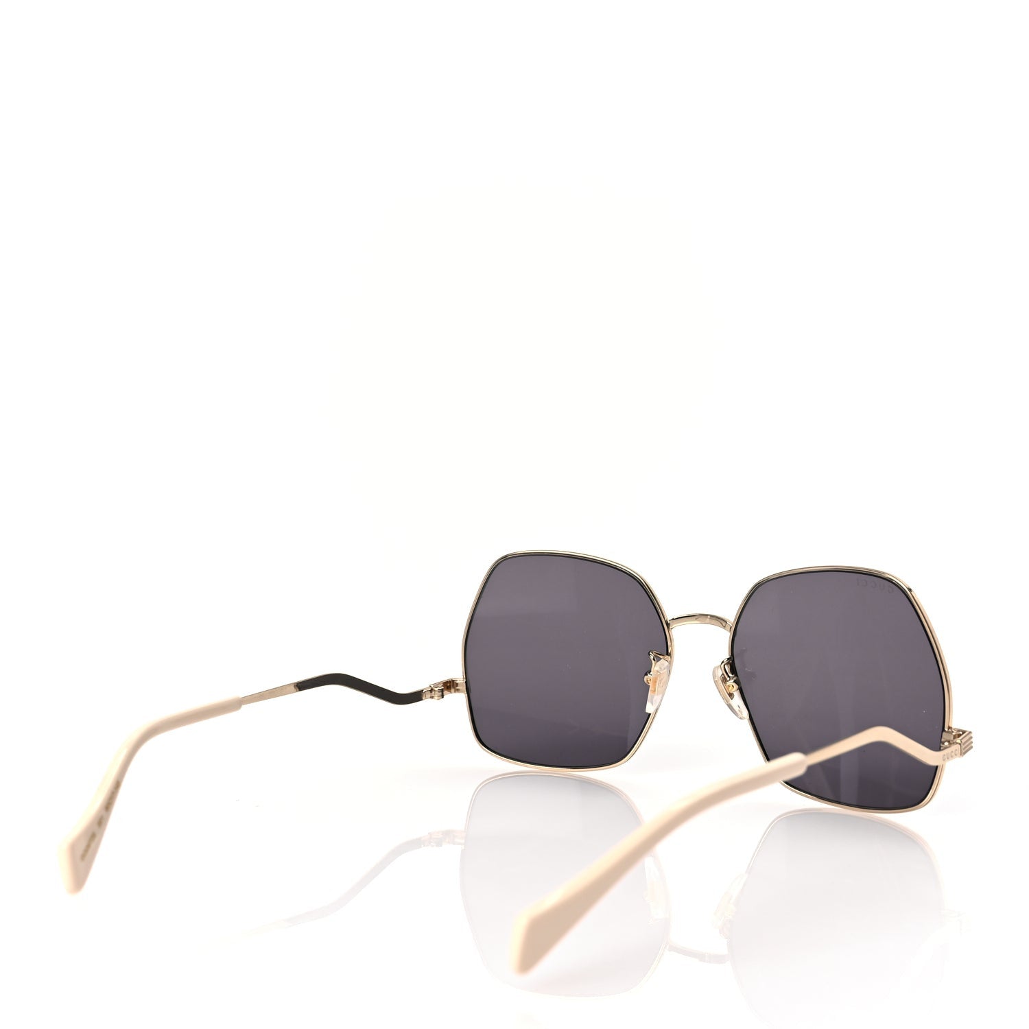 Gucci Metal Frame Sunglasses GG0972S Gold 4 of 7