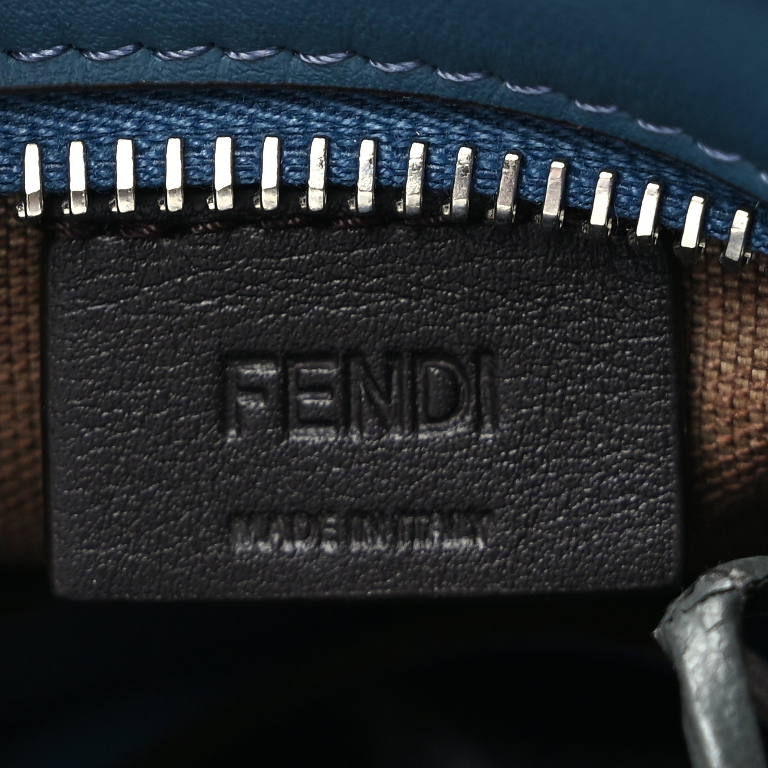 Fendi Velvet Jacquard FF Mini Roll Tote Anice 5 of 8