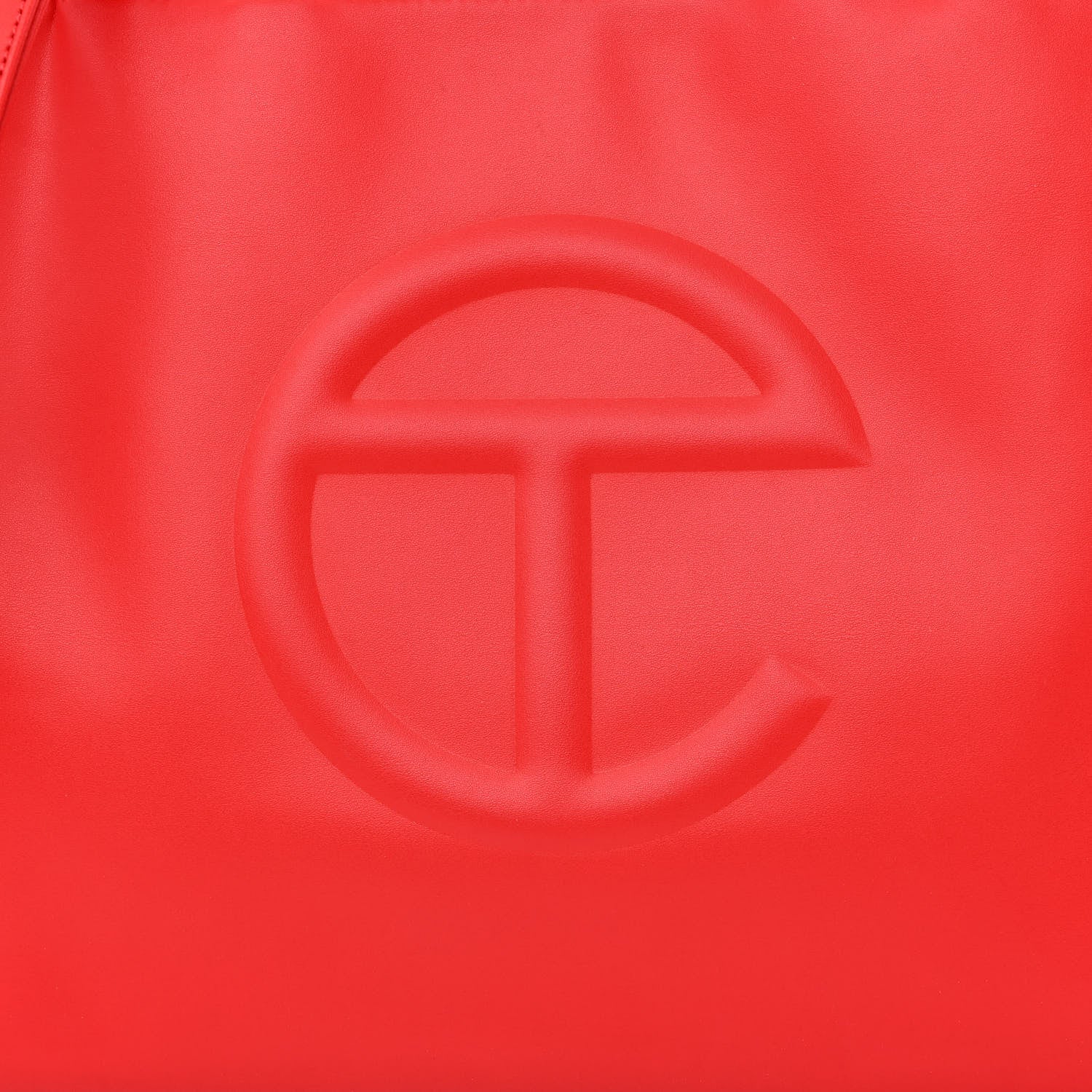 Telfar Vegan Leather Medium Shopping Bag Red 11 of 13