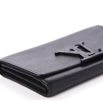 Louis Vuitton Epi Louise Wallet Black 6 of 10