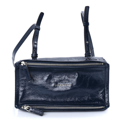Givenchy Crinkled Patent Mini Pandora Navy 1 of 8