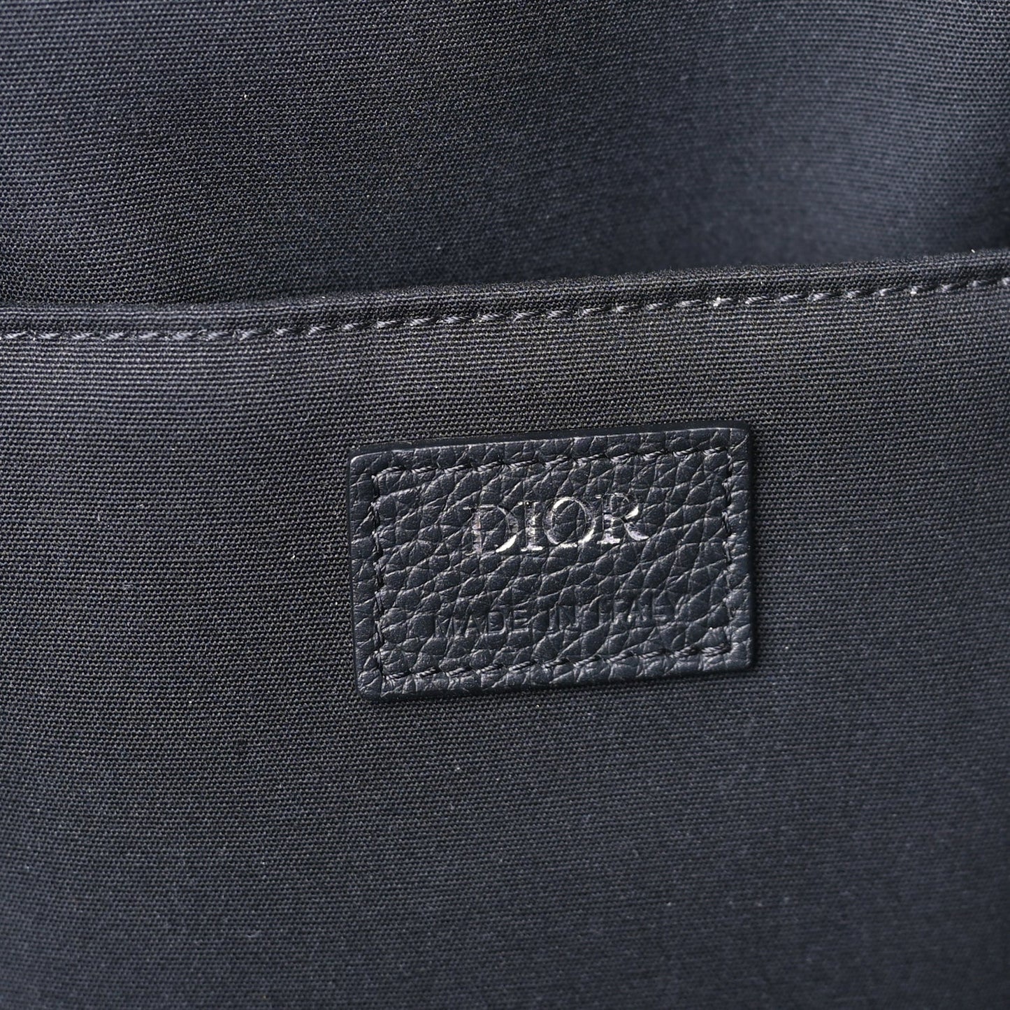 Oblique Galaxy Calfskin Backpack  Black