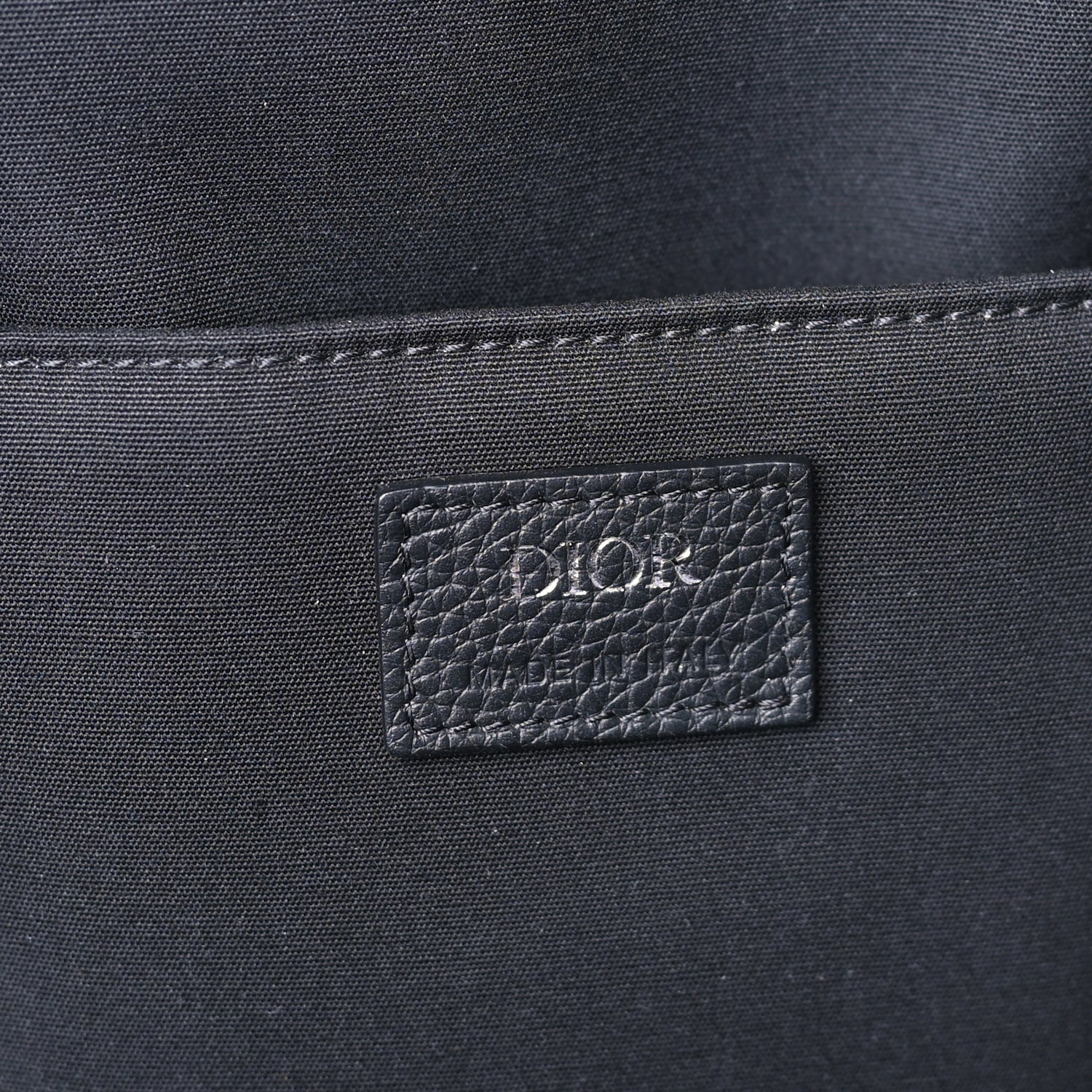 Christian Dior Oblique Galaxy Calfskin Backpack  Black 5 of 7