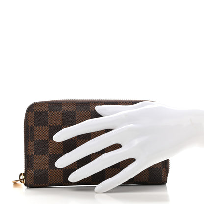 Louis Vuitton Damier Ebene Zippy Compact Wallet 2 of 9