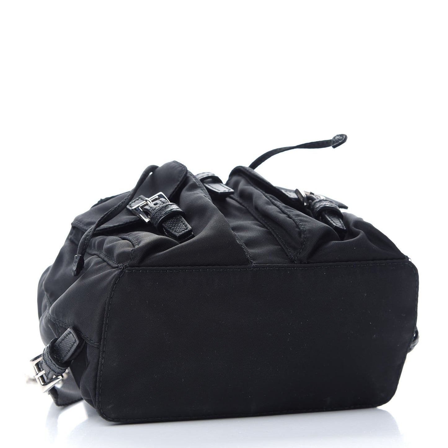 Nylon Vela Mini Crossbody Backpack Black