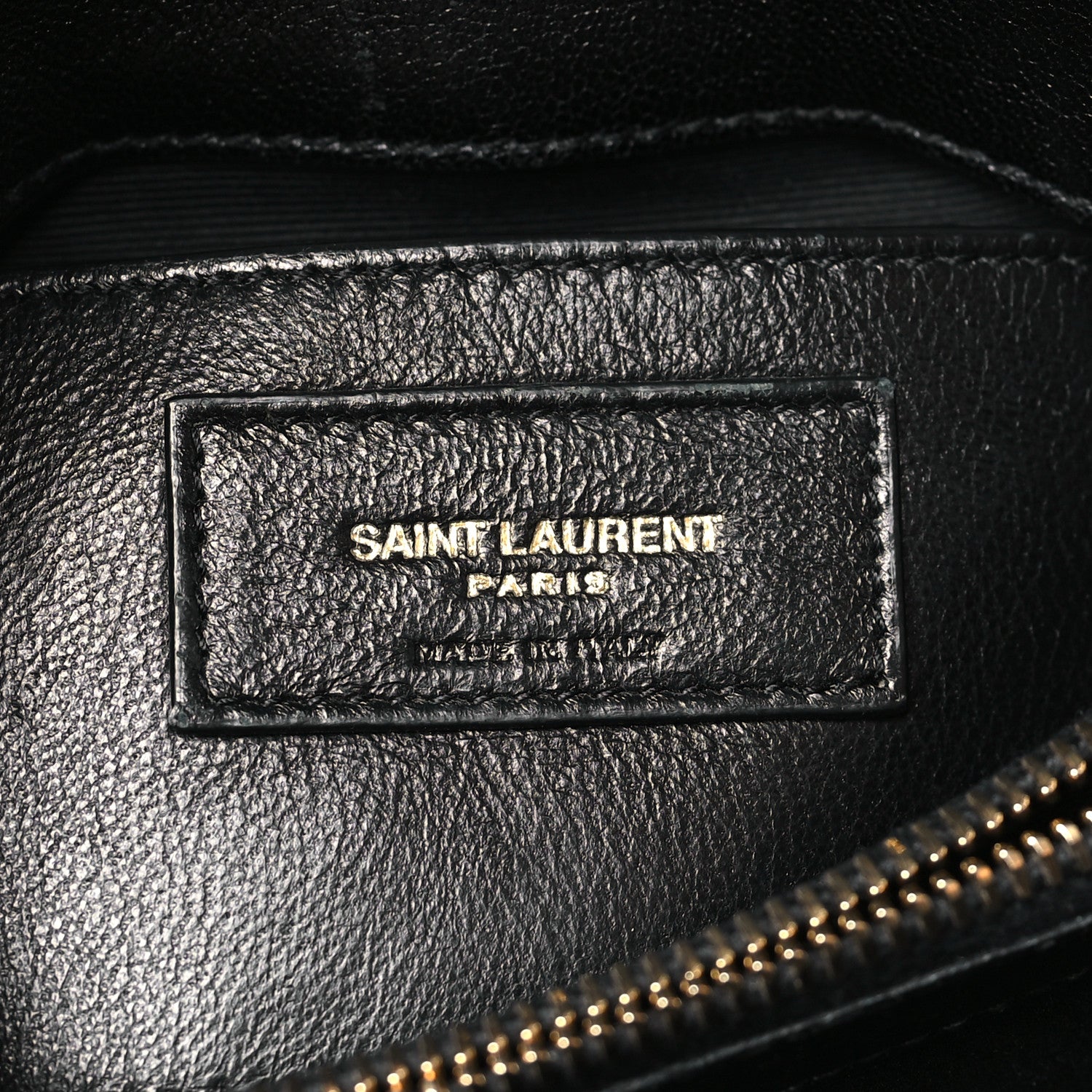 Saint Laurent Sheepskin Matelasse Chevron Monogram Medium College Bag Black 6 of 11