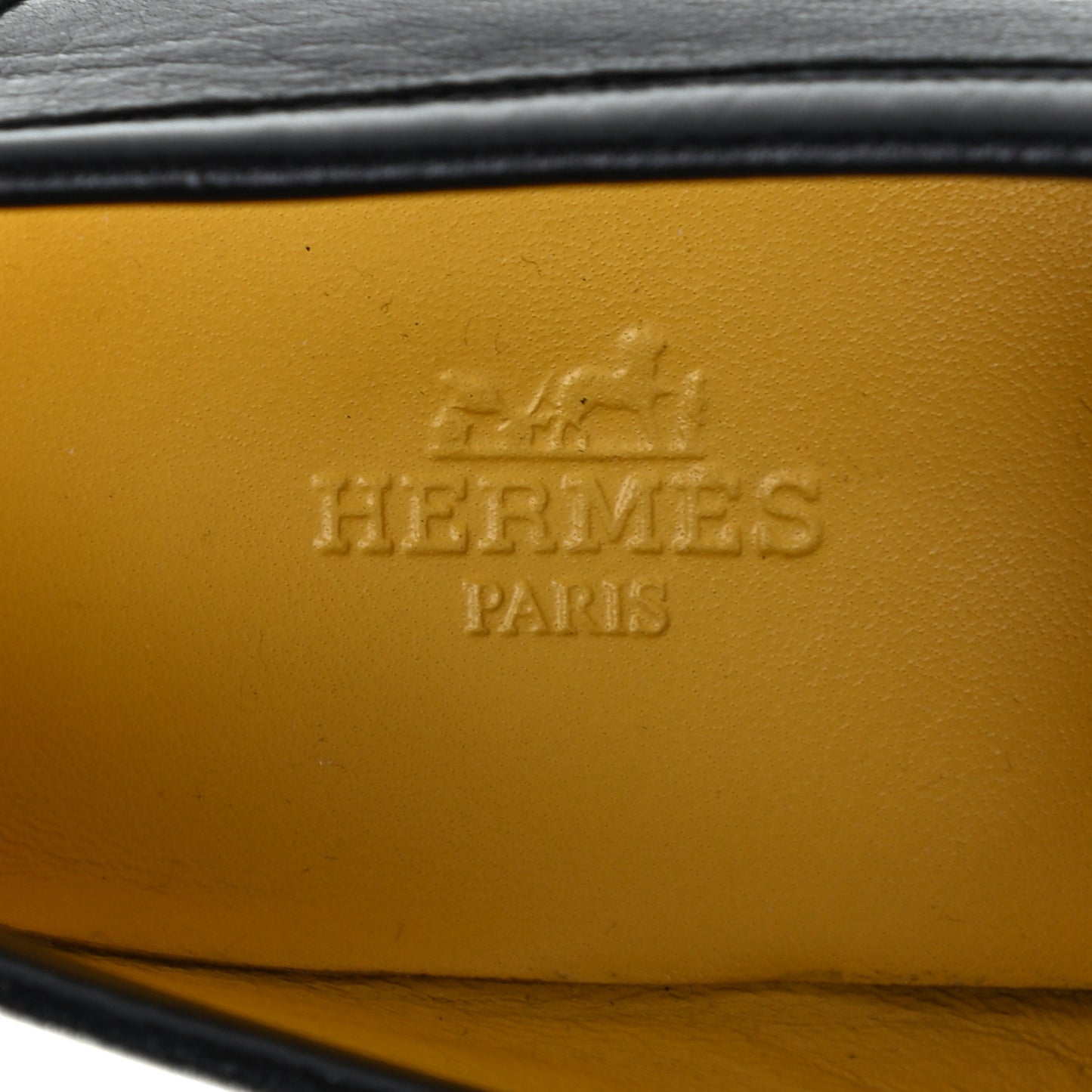 Goatskin Womens Paris Loafers 35 Black