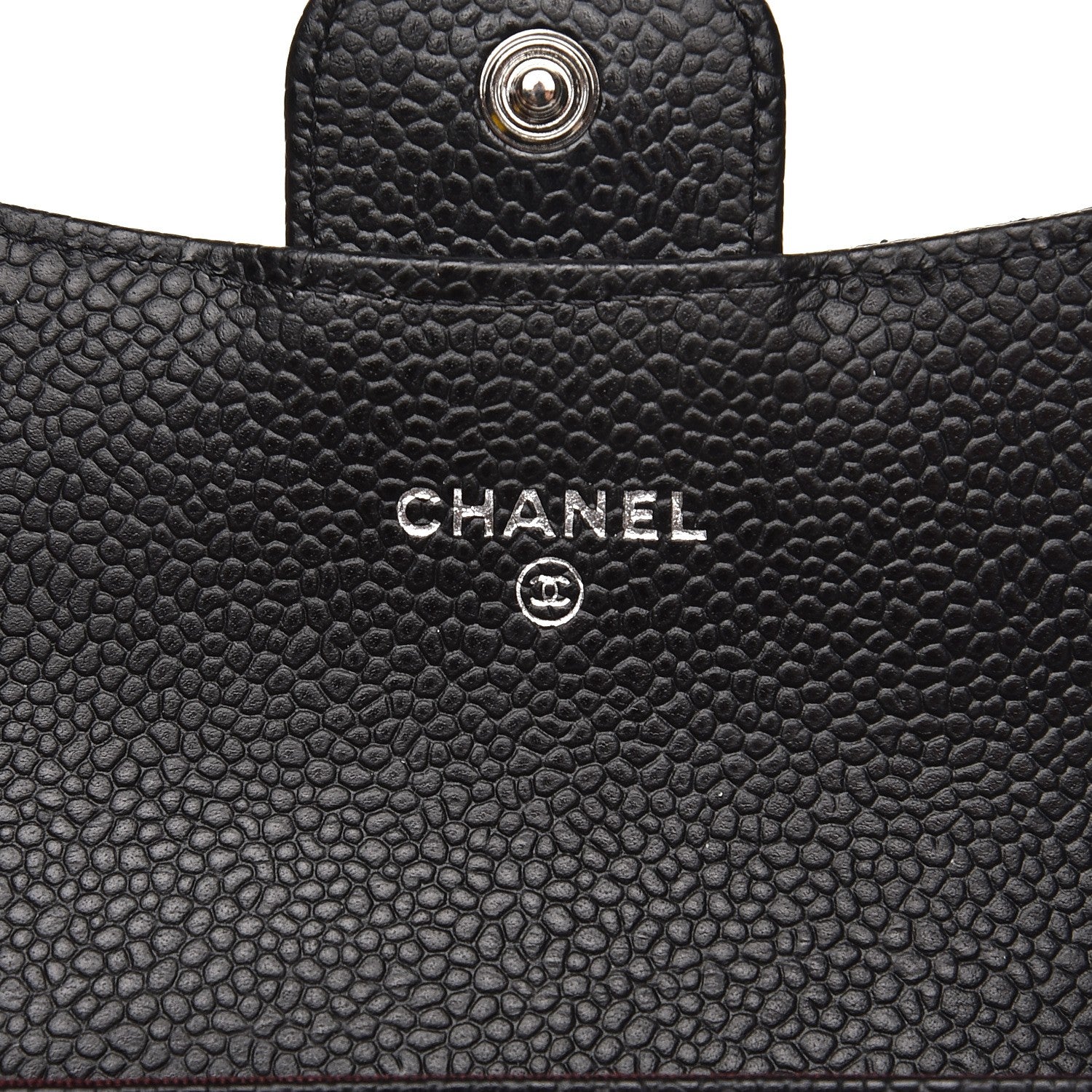 Chanel Caviar Quilted Flap Card Holder Black 6 of 8