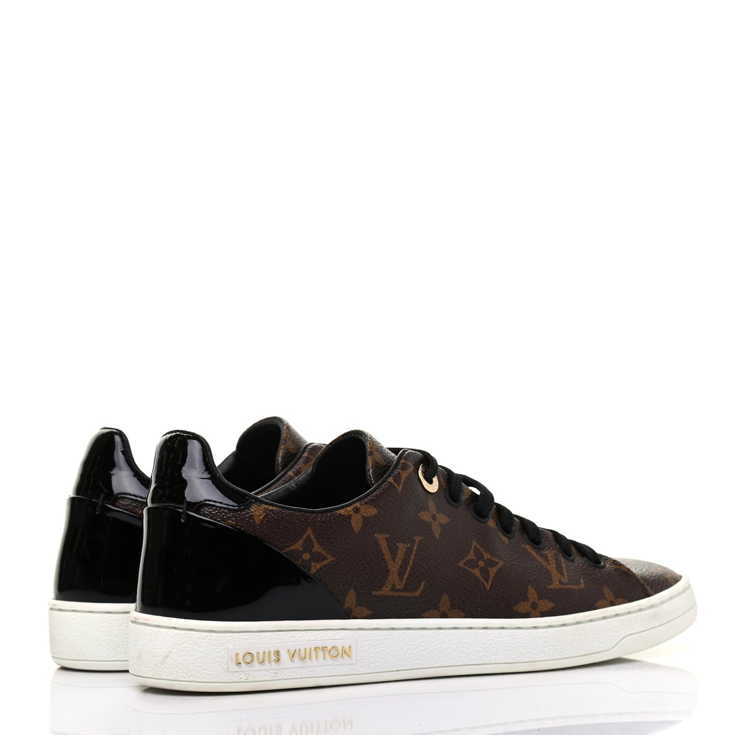 Patent Monogram Frontrow Sneakers 37