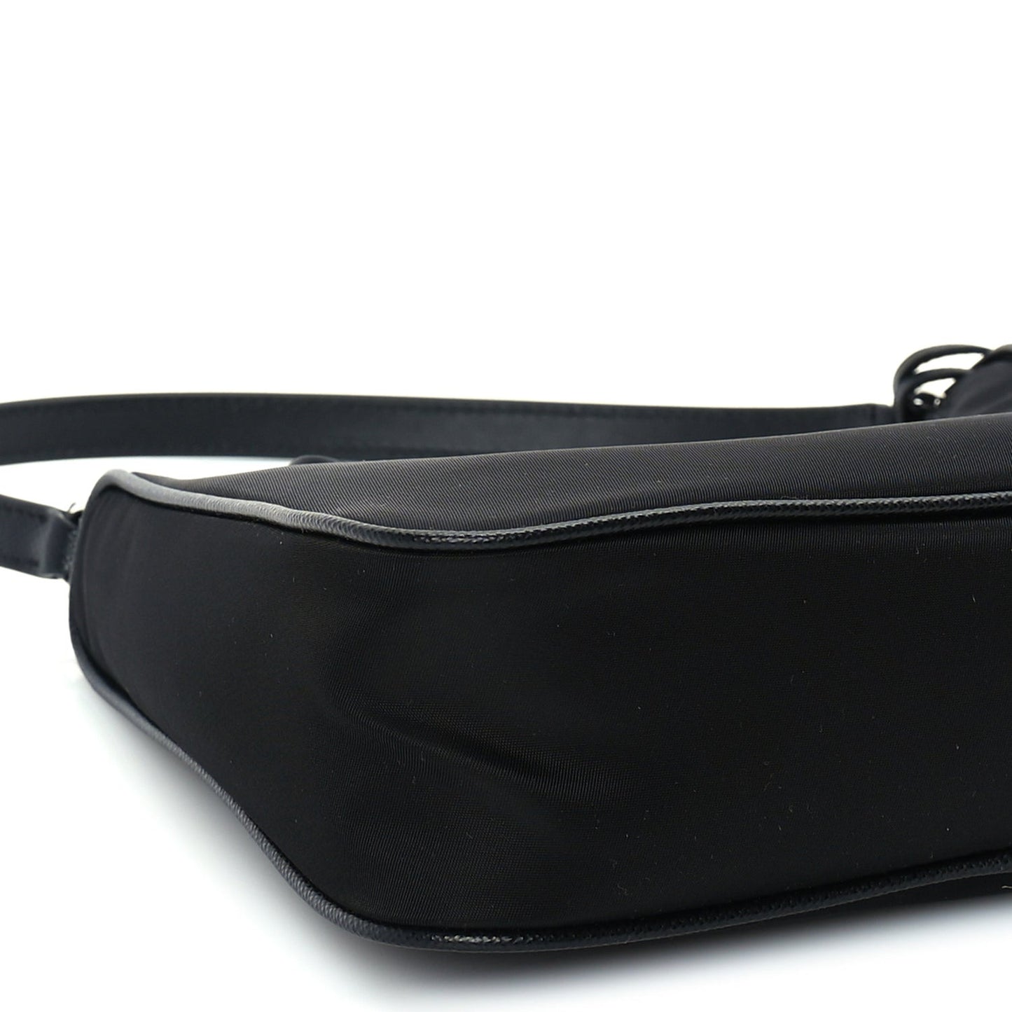 Tessuto Nylon Saffiano Mini Re-Edition 2005 Bag Black