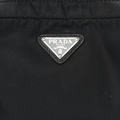 Prada Re-Nylon Saffiano Pouch Wristlet Black 6 of 6