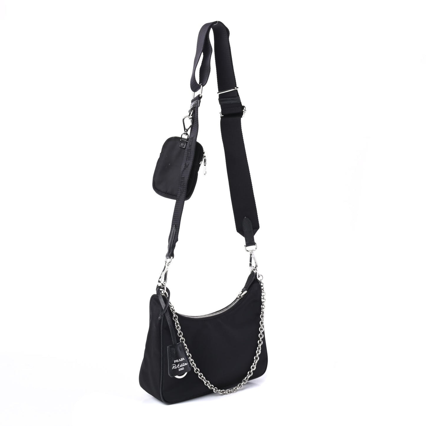 Nylon Re-Edition 2005 Shoulder Bag Black