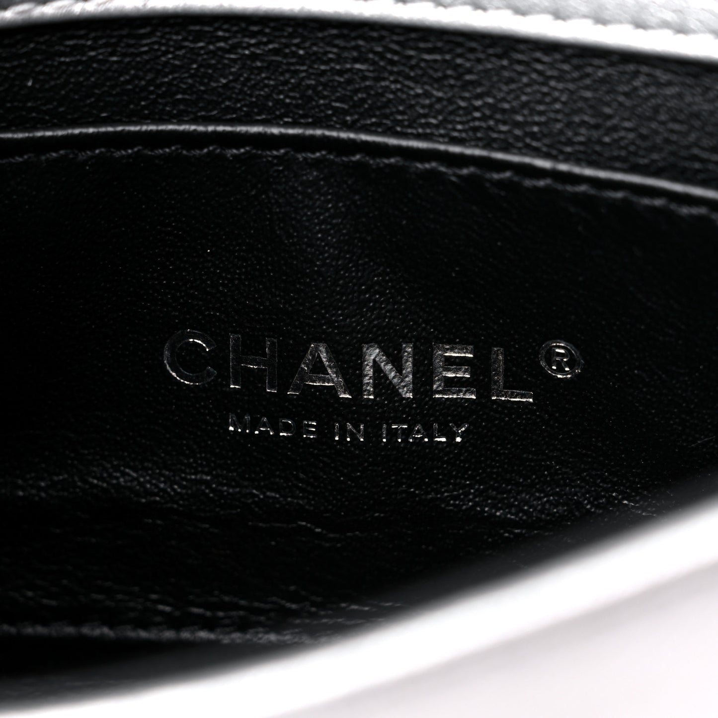 Metallic Lambskin Quilted Mini Camellia Flap Silver