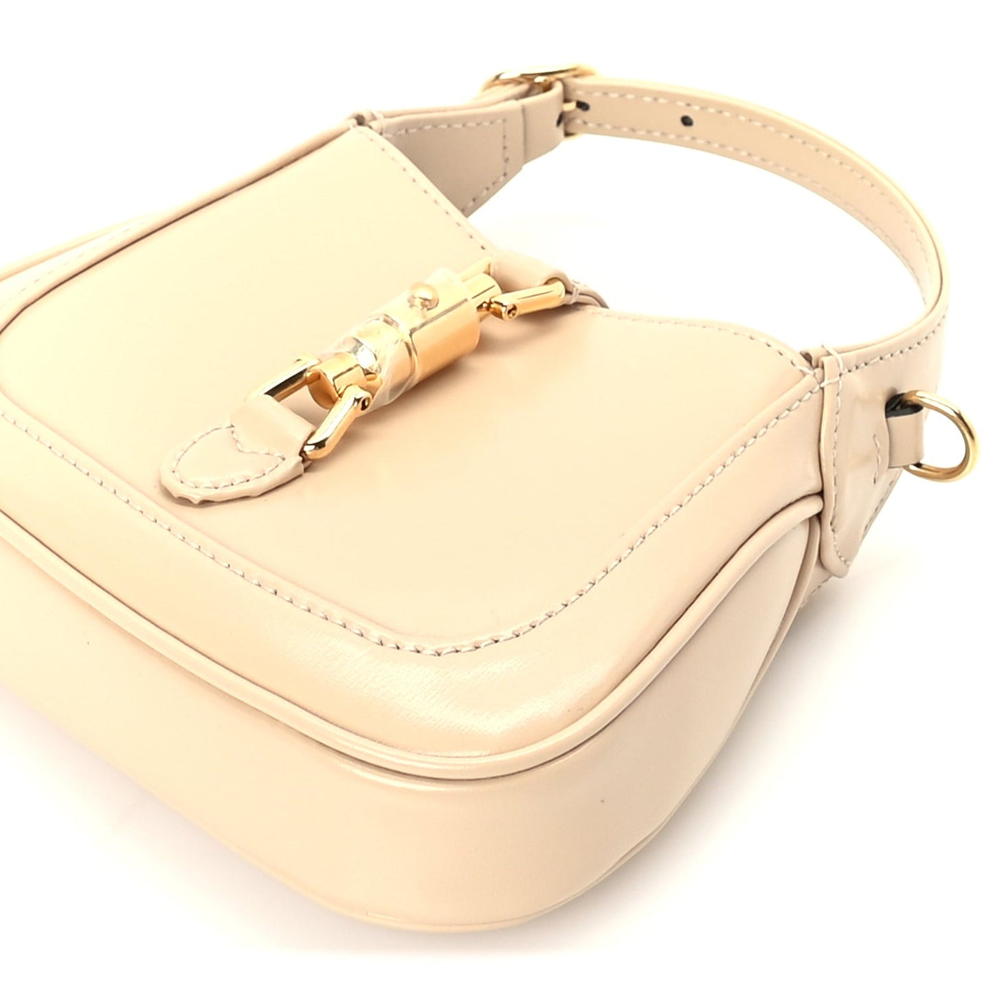 Boarded Dyana Lux Calfskin Nano Jackie 1961 Hobo Beige