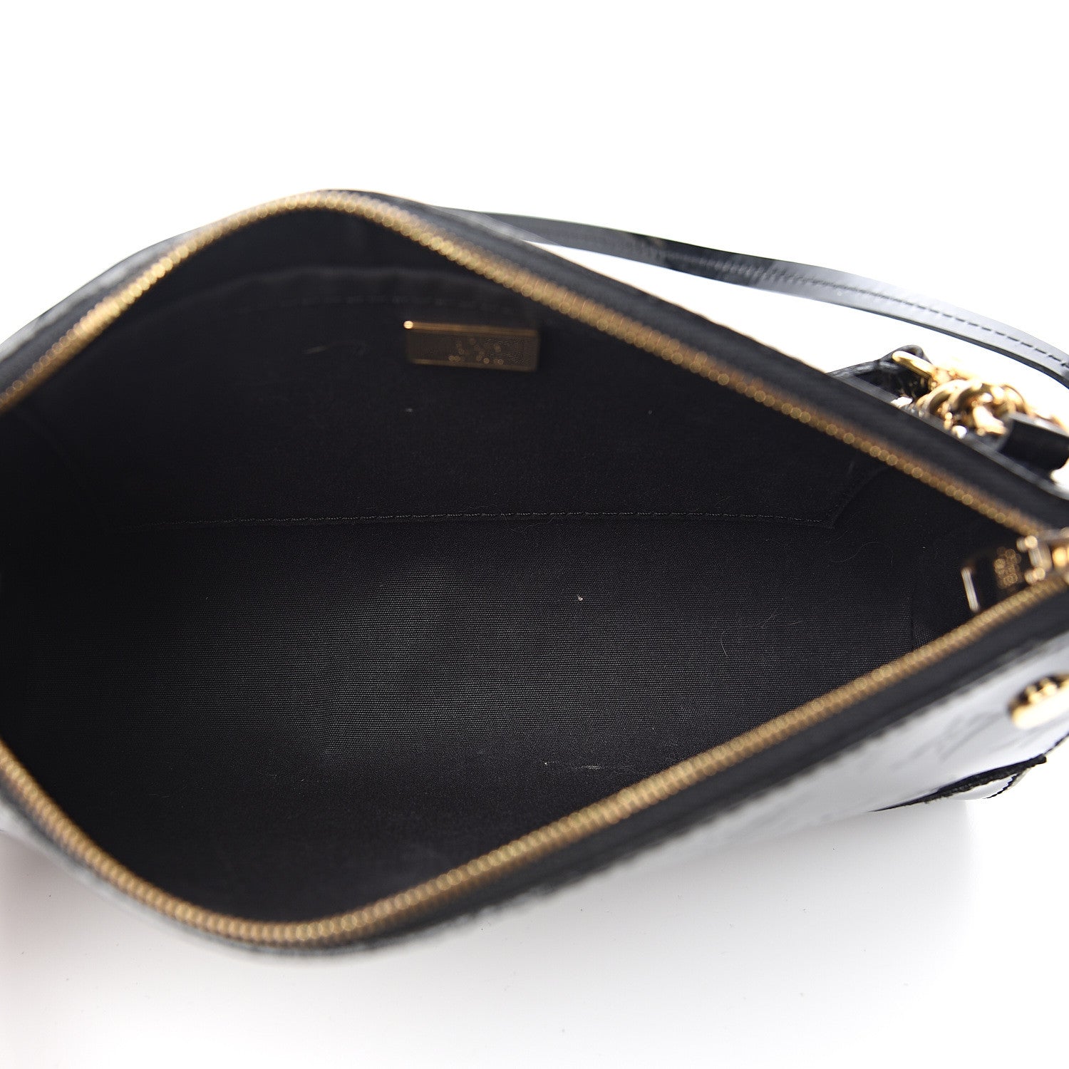 Louis Vuitton Vernis Santa Monica Clutch Noir Magnetique 4 of 9