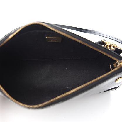 Louis Vuitton Vernis Santa Monica Clutch Noir Magnetique 4 of 9