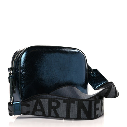 Stella McCartney Metallic Eco Alter Nappa Mini Camera Bag Peacock Blue 3 of 8